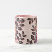 3D紙カットクロスデザインマグカップ – AI生成 マグカップ (中央)