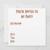 3D素晴らしくモダンなハートのデザインの招待状 招待状 (裏面)