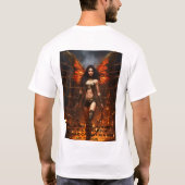 3D素晴らし深いブラックスキントーン» Tシャツ (裏面)