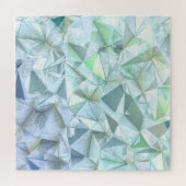 3D結晶三角形、図解描写的。 ジグソーパズル (横)