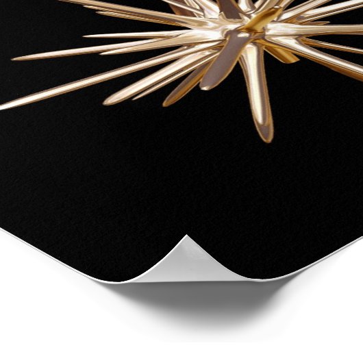 3d結晶 ポスター (角)