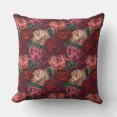 3d緑青ピーニー開花 クッション (正面)