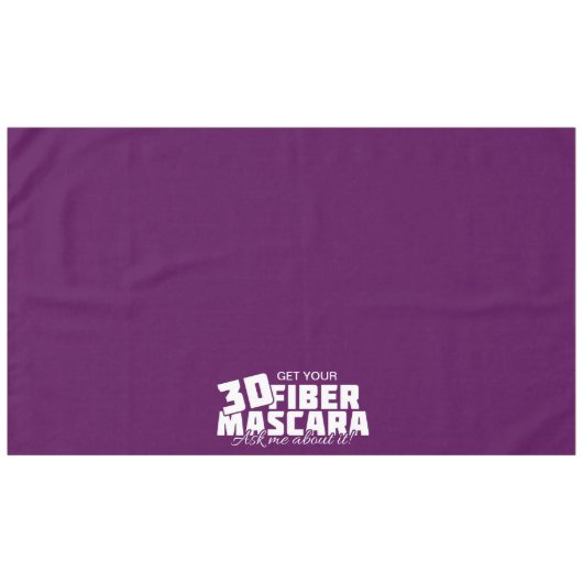 3d繊維のマスカラ- Younique テーブルクロス (正面(横))