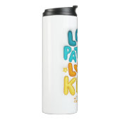 3D膨らんだパフ効果の愛は患者の聖書である タンブラー (回転左)