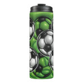 3D膨張効果サッカーファン熱T タンブラー (正面)