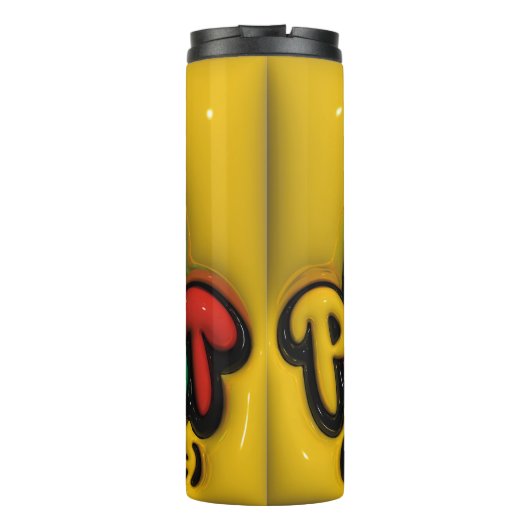 3D膨張効果歯周！アフリカ系アメリカ人を受け入れる タンブラー (裏面)