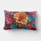 3D花 –  ランバークッション (正面)