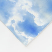 3D草のベージュゴルフカート フリースブランケット (角)