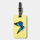 3D蝶 ラゲッジタグ (正面縦)