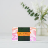 3D設計モダンインテリア設計者 名刺 (スタンド正面)