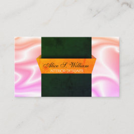 3D設計モダンインテリア設計者 名刺