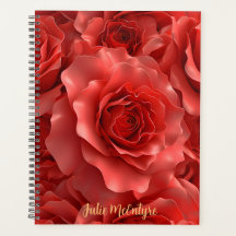 3D赤いバラ継ぎ目なしパターンバレンタインデー