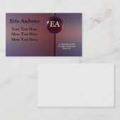 3D赤いルビー色ビジネス 名刺 (正面/裏面)