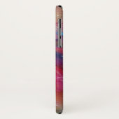 3D赤ルビー玉石付きピンクブルー抽象芸術 Case-Mate iPhoneケース (裏面/左)