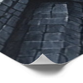 3D迷路:パース内のジオメトリキューブ ポスター (角)