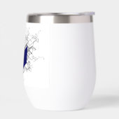 3D酔っぱらいの歩行ワインタンブラー (左面)