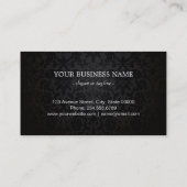 3D金ゴールドリップメイクアップサロンロイヤリティパンチカード ロイヤリティカード (裏面)