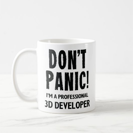 3D開発者 コーヒーマグカップ (左)