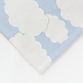 3D雲 フリースブランケット (角)