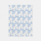 3D雲 フリースブランケット (正面)