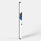 3D青い蝶のスマホケース iPhoneケース (右側面)
