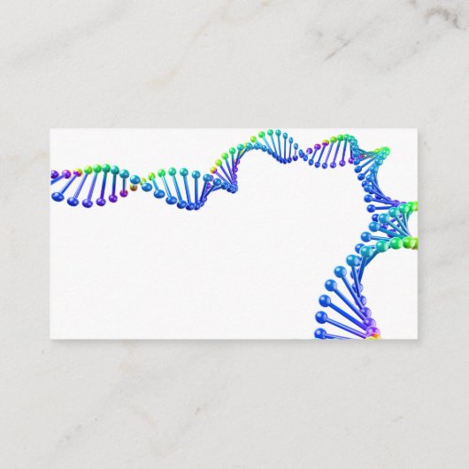 3D青緑二重らせん科学先生 名刺 (裏面)