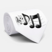 3D音楽ノートのタイ ネクタイ (ロール)