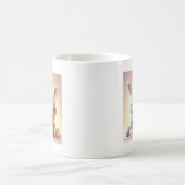 3D魅力的イースターバニーとフェスティバル卵 コーヒーマグカップ (中央)