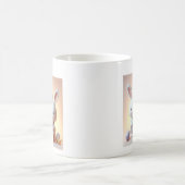 3D魅力的イースターバニーとフェスティバル卵 コーヒーマグカップ (中央)