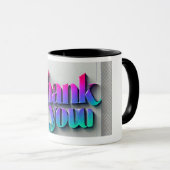 3D鮮やかありがとう マグカップ (正面右)
