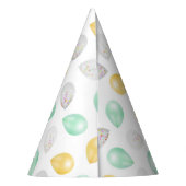 3D鮮やかバルーンパーティー帽子 パーティーハット (裏面)