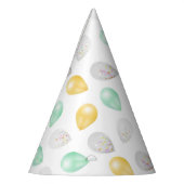 3D鮮やかバルーンパーティー帽子 パーティーハット (左)