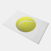 3D黄色のテニスボール ドアマット (アングル)