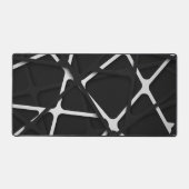 3D黒いリボンの背景 デスクマット (正面)