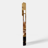 3D黒と金ゴールドの花 Case-Mate iPhoneケース (裏面 / 左)