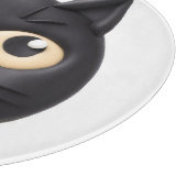 3D黒猫のデザイン カッティングボード (角)