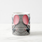 3D かわいいマウス マグカップ ラッピングデザイン (中央)