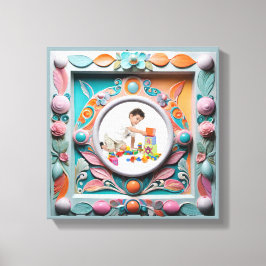 3D キャンバスプリント