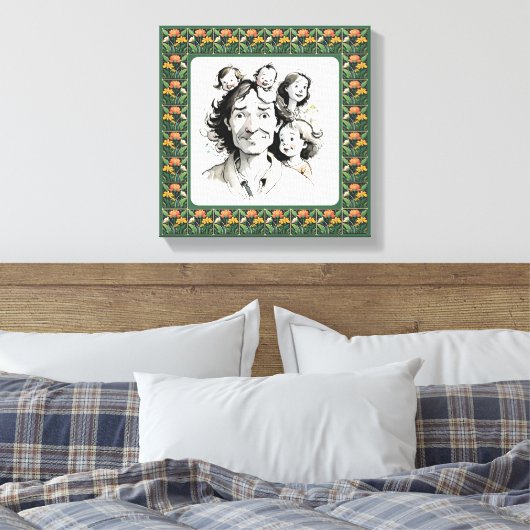 3D キャンバスプリント (インサイチュ (寝室))