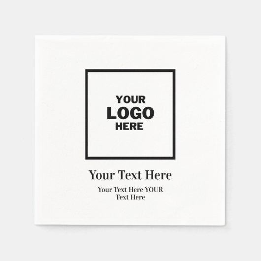 3D スタンダードカクテルナプキン (正面)