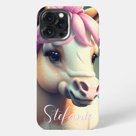 3D スピリットポニー 1 iPhoneケース (裏面)