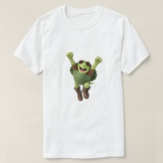 3D トリン ベース グリーンシェル Tシャツ