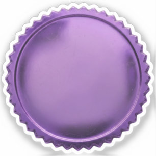 3D パープルシール箔スターバーストアワードメダル シール