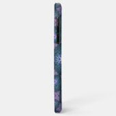 3D フラクタル アート パターン ターコイズ パープル ピンク Case-Mate iPhoneケース (裏面/左)