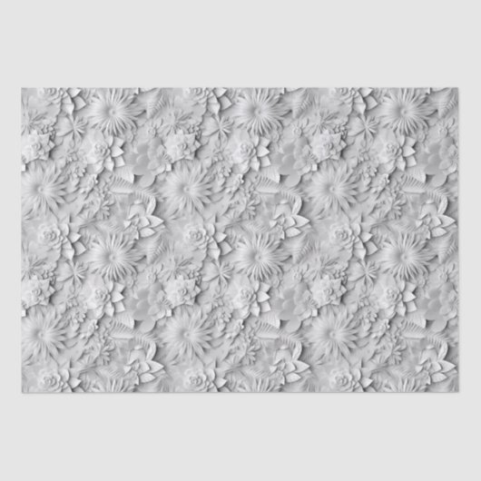 「3D」フラワーのウェディング・マザーズデイ・バレンタイン 薄葉紙 (正面)