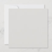 3D フラワーフレーム 招待状 (裏面)