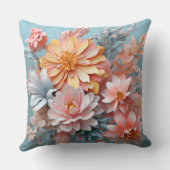 3D フラワーブーケ クッション (裏面)