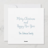 3D ペーパーオーナメント シーズンカード (裏面)