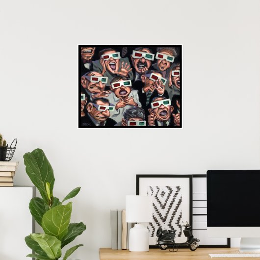 3D ポスター (ホームオフィス)