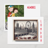 3D ポストカード ロンドンの思い出 (正面/裏面)